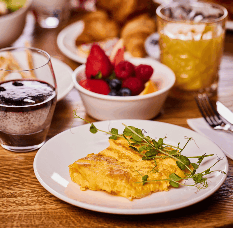 Posner Bistro breakfast - Up Hotel Budapest